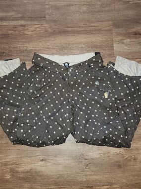 DC Mens Medium Brown And Tan Snow Pants